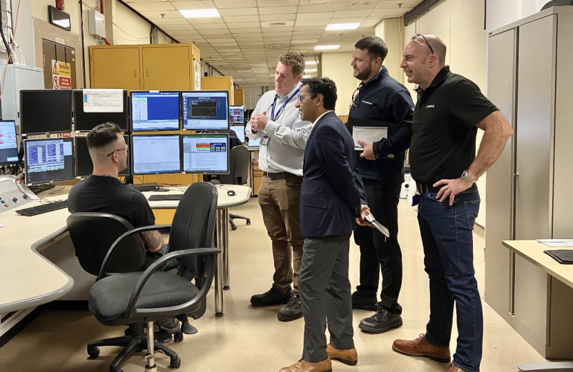 Rehman on a visit to PHINIA formerly (BorgWarner)