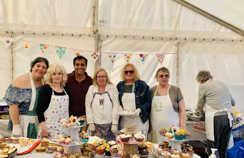 Rehman at the English Festival in Rainham