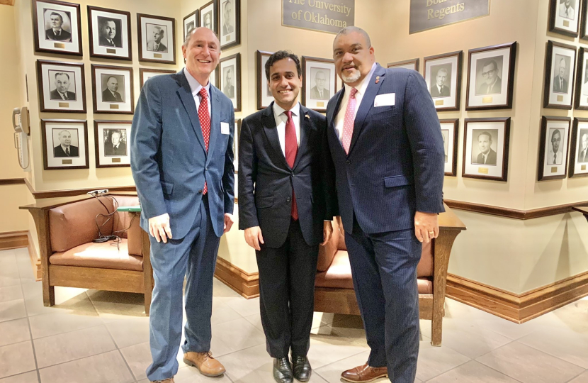Rehman with Provost