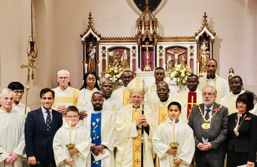 Rehman at Our Lady of Gillingham Catholic Church