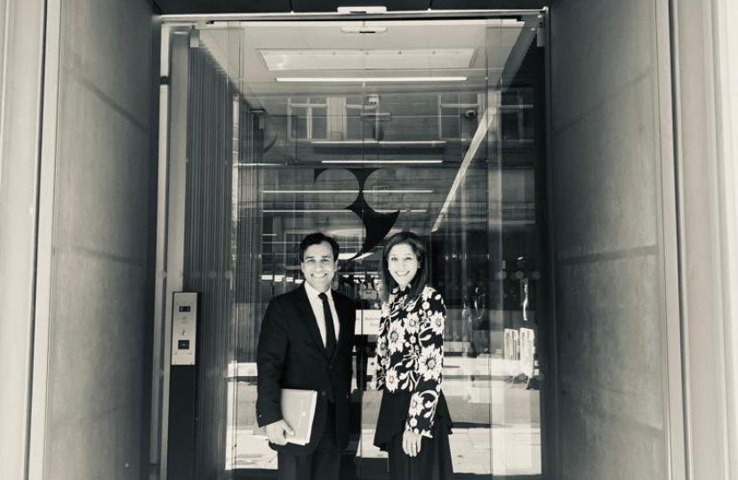 Rehman with Narita Bahra QC