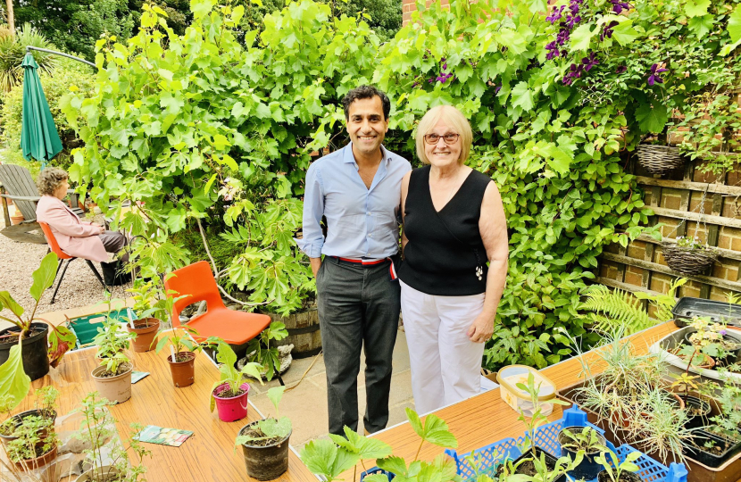 Rehman at Wigmore Open Gardens