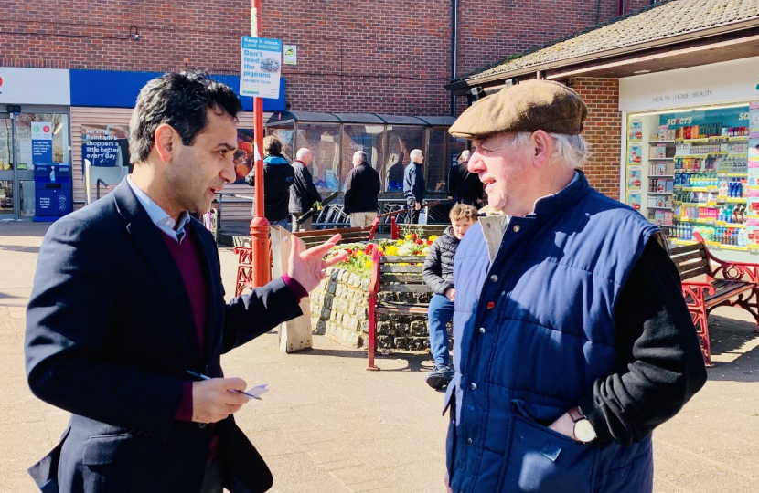 Rehman with local constituent 