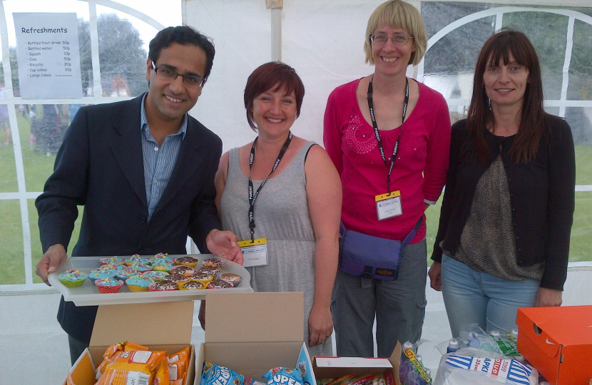 Rehman at St Margaret's School Summer Fair