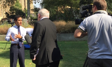 Rehman Chishti MP interview with ITV News