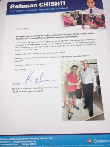 Fundraising letter