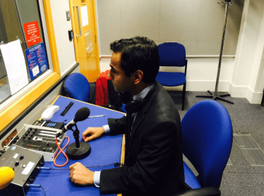 Rehman on BBC Radio Kent