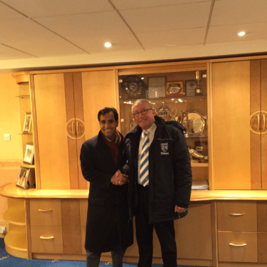 Rehman and the Gills FC Chairman