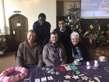 Rehman at the Christmas Fair