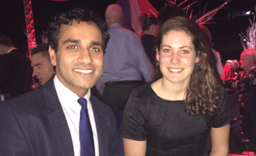 Rehman with Kate French