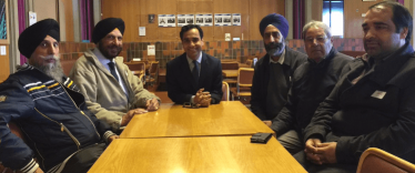 Rehman at the meeting