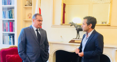 Rehman meets Ambassador of Bahrain to the UK