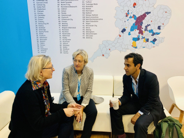 Rehman at party conference