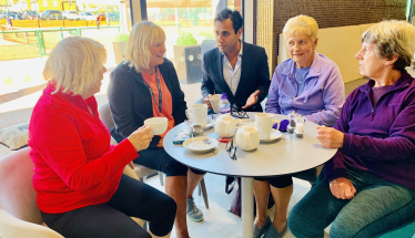 Rehman with local constituents