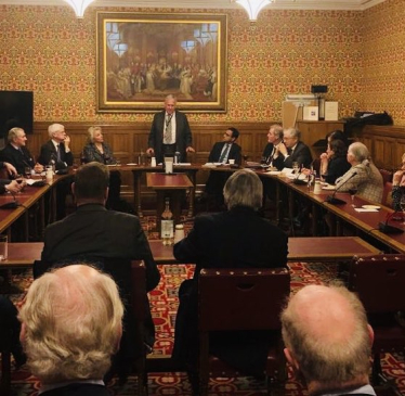 Rehman and Lord Taylor at event