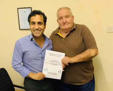 Rehman with Ray