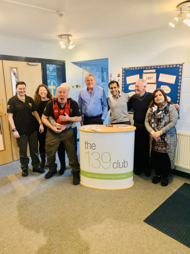 Rehman with the 139 club