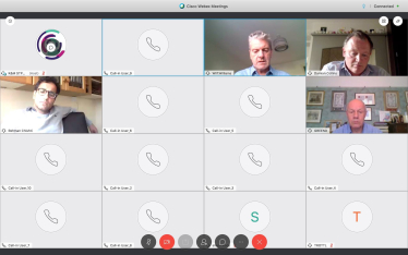 Picture of video meeting