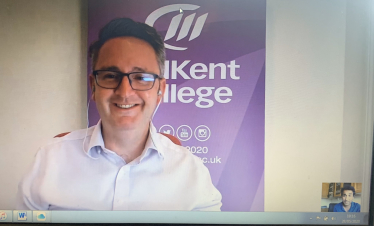 Screenshot of call with Principal