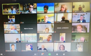 Screenshot of CFCC virtual event