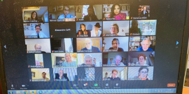 Screenshot of CFCC virtual event