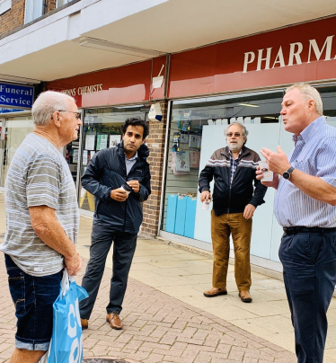 Rehman with constituents