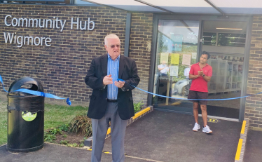 Rehman at opening of Wigmore Community Hub