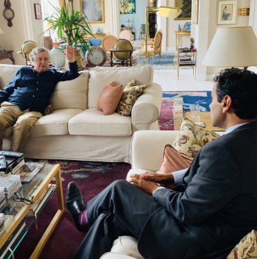 Rehman and the Portuguese Ambassador 