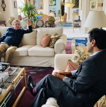 Rehman and the Portuguese Ambassador 