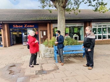 Rehman with a constituent