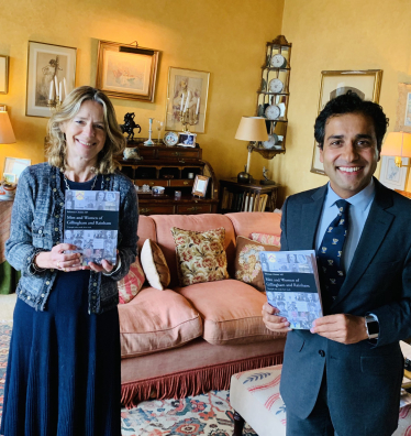 Rehman with the Lord-Lieutenant of Kent