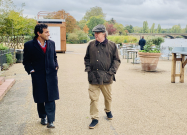 Rehman and the Portuguese Ambassador 