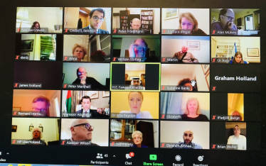 Screenshot of CFCC virtual event