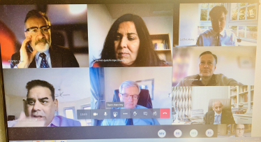Screenshot of meeting