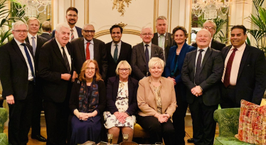 Picture of attendees at the dinner