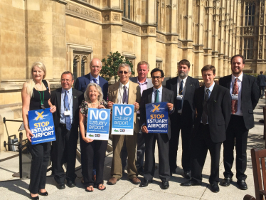 Rehman campaigning against the airport
