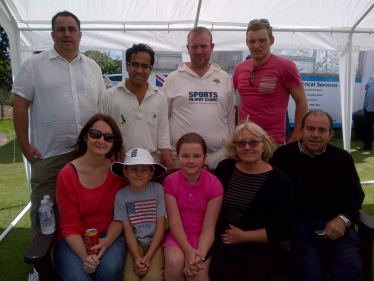 Rehman at the Rainham Cricket Club Summer Fun Day