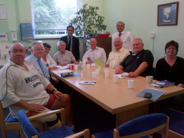 Rehman visits Medway's Disablement Services Centre 