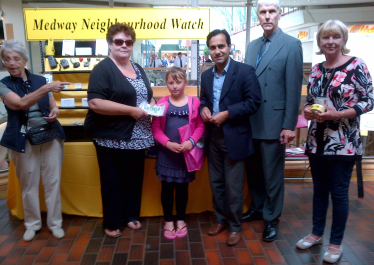 Rehman with the Medway Neighbourhood Watch Association