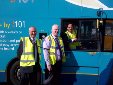 Rehman at Arriva bus depot
