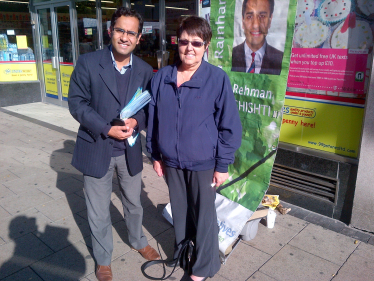 Parliamentary Street Stall in Gillingham