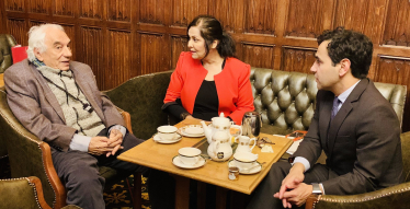 Rehman with Dr Abdullah Bishara & Yasmin Qureshi MP