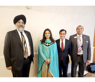 Rehman with Lions