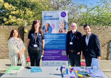 Rehman & Cllr Nusrat Ahmed with Medway Public Health 