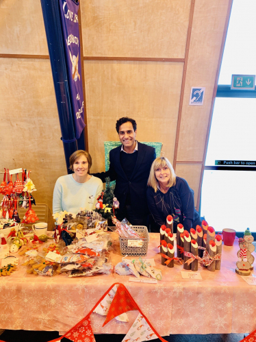 Rehman at the Women's Institute Christmas Fair