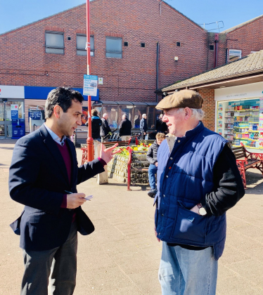 Rehman with local constituent 